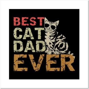 Best Cat Dad Ever Cat Daddy Lover Gifs Posters and Art